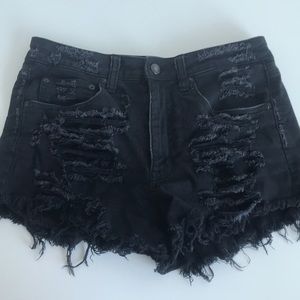 American Eagle Black Festival Shorts